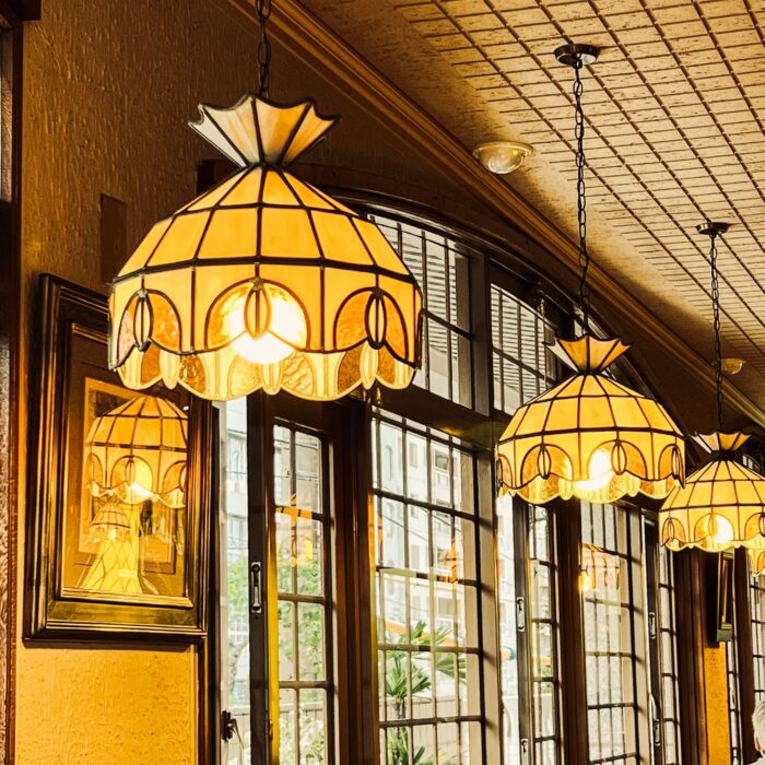 松翁軒の喫茶室