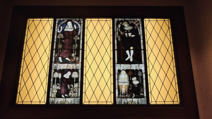 松翁軒のステンドグラス