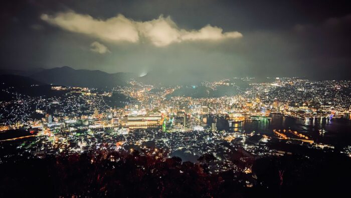 展望台からの長崎市の夜景