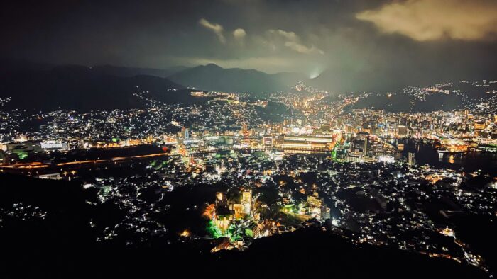 展望台からの長崎市の夜景