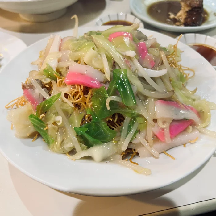 思案橋ラーメンの皿うどん