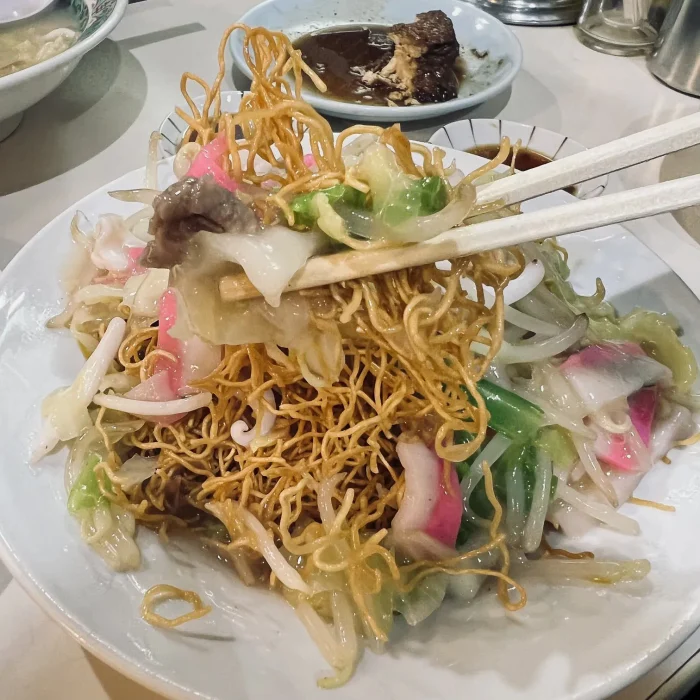 思案橋ラーメンの皿うどん