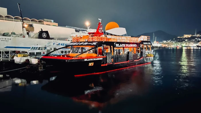 軍艦島クルーズのフェリー